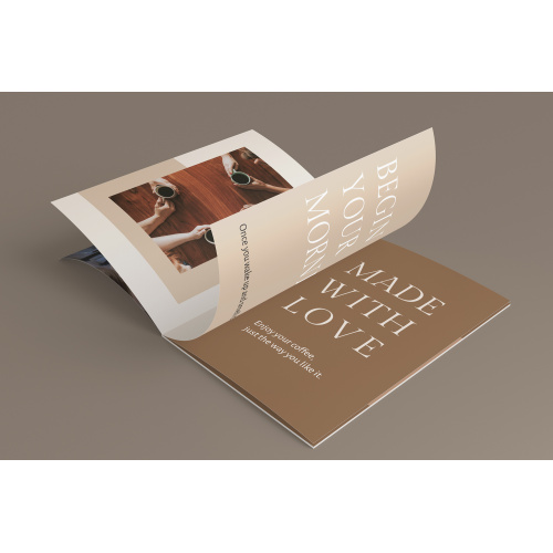 Customizable advertising brochure design