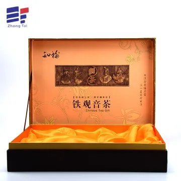 Wooden book shape tea packaging gift box