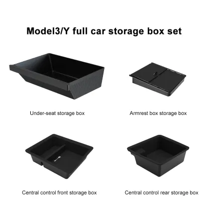 Tesla Model Y Co-pilot Seat Under Tray Storage Box