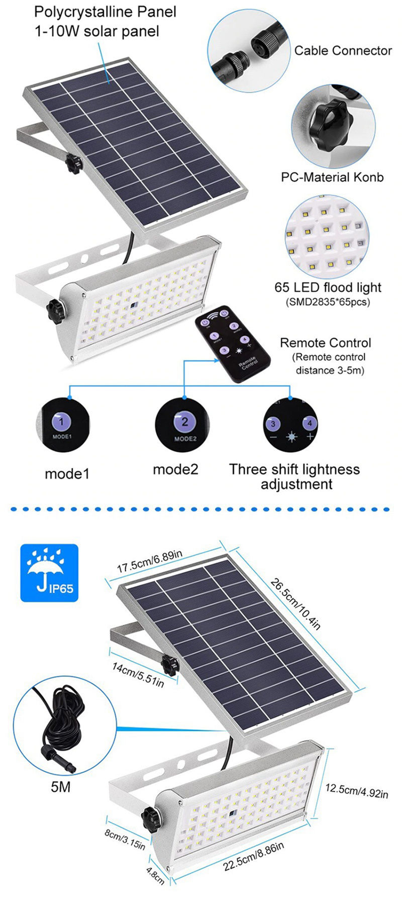 12w Body Induction Remote Control Projection