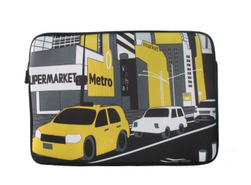Neoprene laptop sleeve with zipper/ 13 inch laptop sleeve