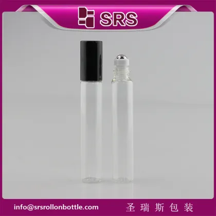 100% no leakage 8ml glass roller bottle,mini perfume glass rollon bottle