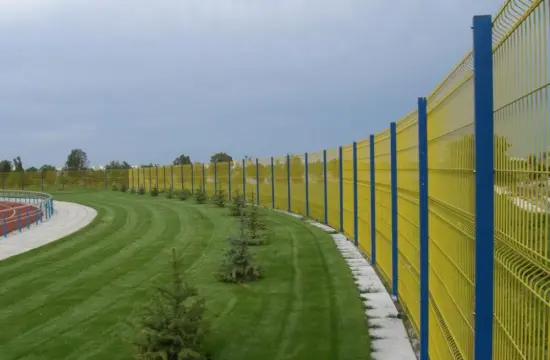 coated border green garden wire mesh fence