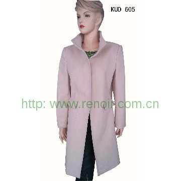 ladies long wool coat