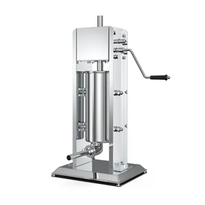 Small Electric Sausage Machine - Professional Manual Sausage Stuffer for Family Use (5L)