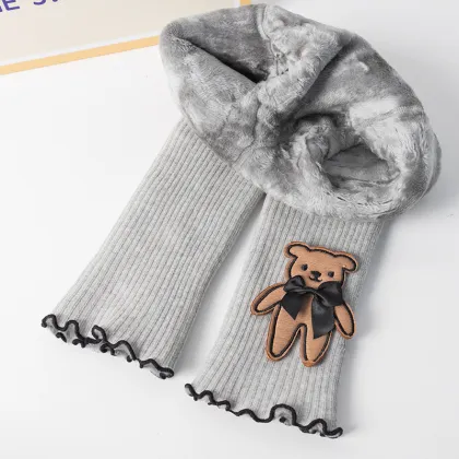 Children's plush warm leggings