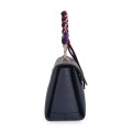 Fashion Contrast Color Tassel Decoration Ladies Tote Handbag