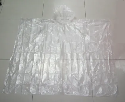 emergency pe rain poncho disposable pe rain poncho