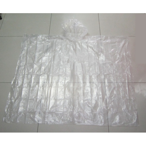 eco-friendly corn starch PLA rain poncho Biodegradable raincoat