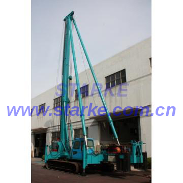 Crawler  pile driving rig