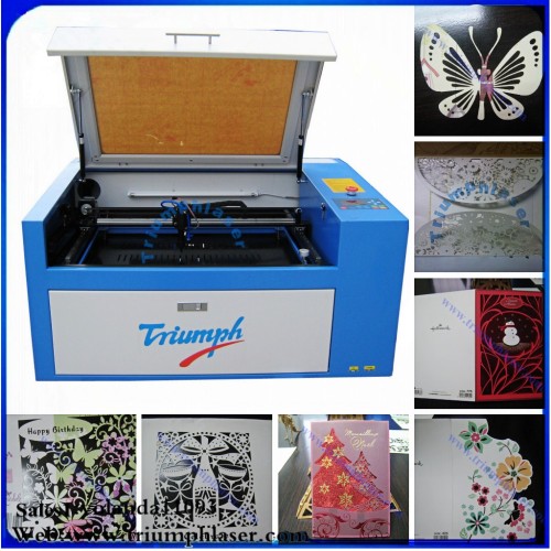 600*400mm Laser Greeting Card Cutting Machine Paper Wedding Card Laser Cutter