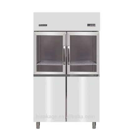 four doors refrigerator with large capacity,Stainless steel 304 door of refrigerator