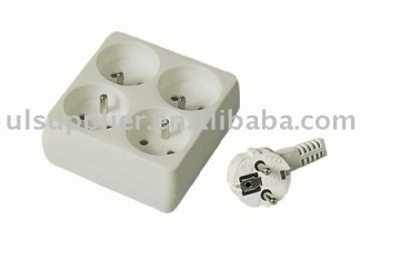 NF socket/power socket/ Multiple socket outlet (09-PTNFF04)