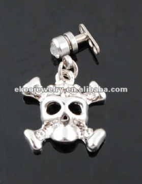 Skeleton Magnet Dermal Anchor Body Jewelry Fast Change Titanium Dermal Piercing