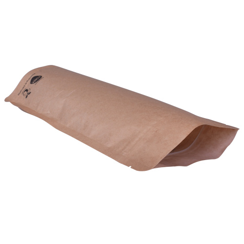 Normal materials nature kraft paper bag for food
