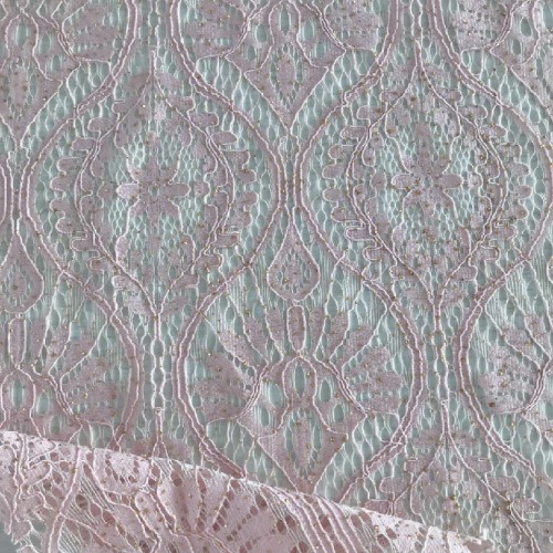 Folded Yarn Cotton Nylon Lace