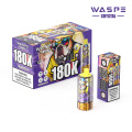Waspe 180k พัฟ vape แบบจุ่มได้ 8in1
