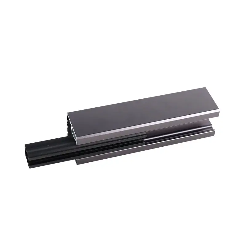 Aluminium Alloy Profile Handrails Glass Stair Railing System