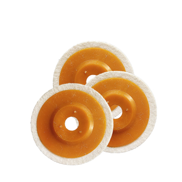 4-inch Medium Felt Wheel Split Lap Polishing 100% Wool Felt Polishing Disc