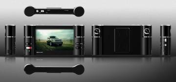Car camcorder F20 2 lens HD DVR automobile dvr motor vehicle video camera