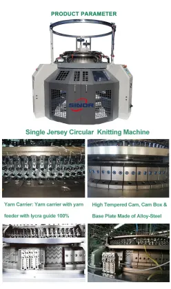 Groz-Beckert Needle Single Jersey Circular Knitting Machine in Uzbekistan