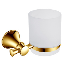 China Wall Mount Glass Toothbrush Cup Holder Bathroom Supplier