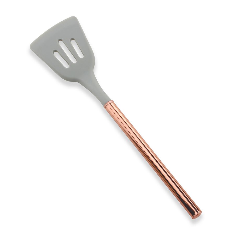 Set de utensilios de cocina de silicona de oro rosa de 9 piezas