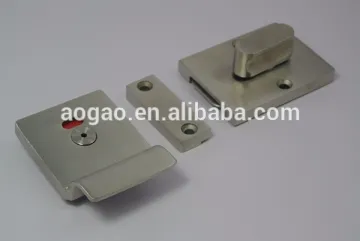 china supplier high quality stainless steel toilet cubicles door lock