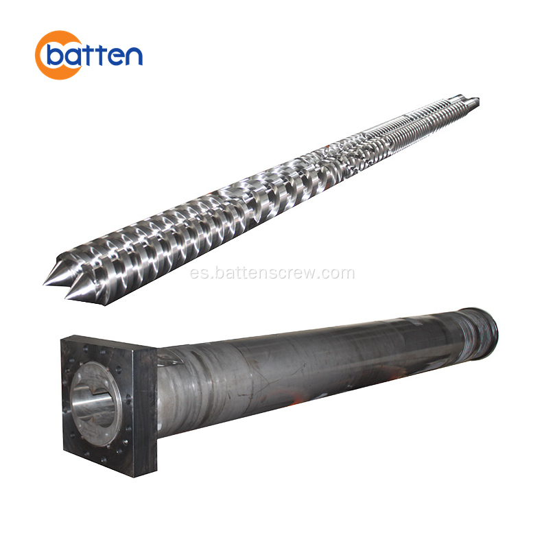 Barril de doble tornillo Paralel para compuesto de PVC