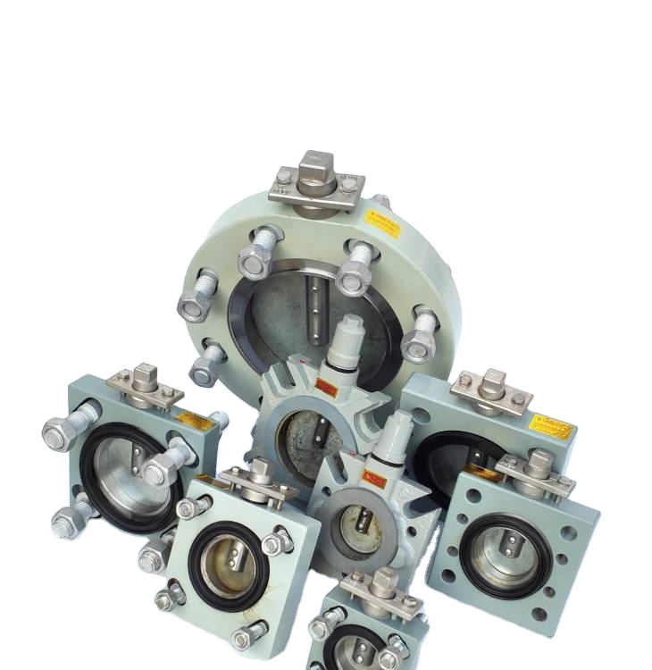 Transformer butterfly valve steel plate valve ND40 200