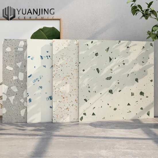 Foshan Manufacturer: Wholesale 600x600mm Terrazzo-Look Non-Slip Porcelain Ceramic Tiles