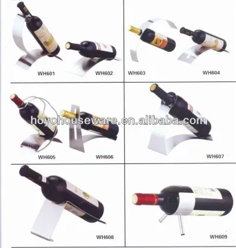 metal single bottle wine rack