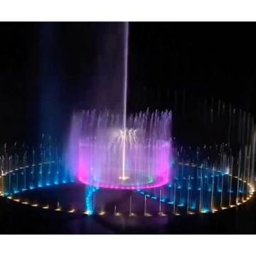 Small Colorful Modern Musical Dancing Fountain Show