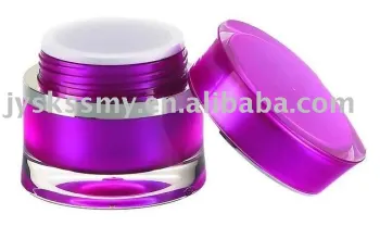 15g/30g/50g round acrylic cream jar cosmetic packaging jars