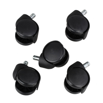 MYLB-5 x Replacement Office Computer Chair Stem Swivel Castors Casters Wheels Black