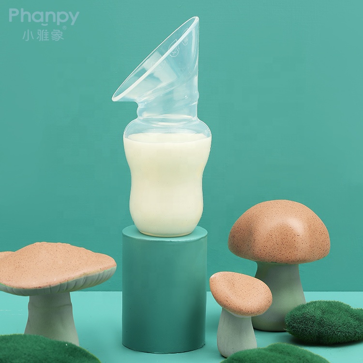 Silicone Manual Breast Milk Collector-Mushroom Pattern