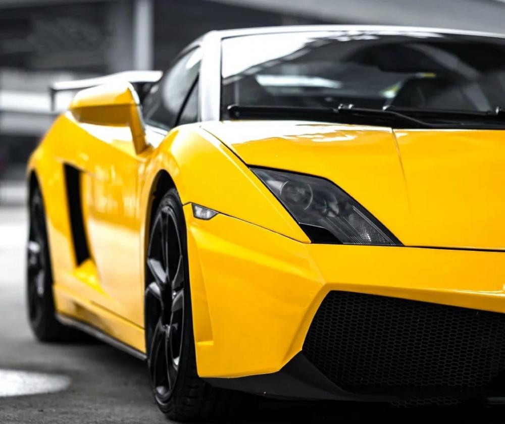 Ultra Gloss Yellow Car Wrap