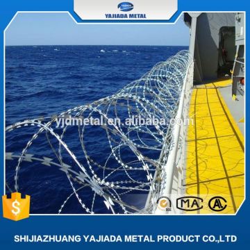 cheap concertina galvanized plastic pvc coated barbed wire