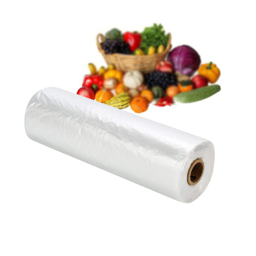 Custom HDPE Transparent Plastic Roll Pack Food Bag/Vegetable & Fruit Bag Plastic Bag Food Packaging Bag Hiraguchi Bag