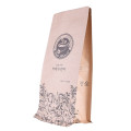 Good Seal Ability plastic poly flat bottom coffee bag