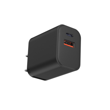 الملحقات الإلكترونية عالية الجودة المنافذ المزدوجة PD 20W QC3.0 سريع الشحن USB Type C محولات الطاقة شاحن الهاتف