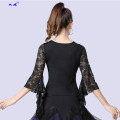 women's bell sleeve dance clothes top