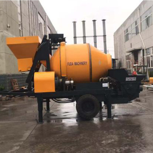 Elektrische mobiele betonmixer pomp tot 130 m