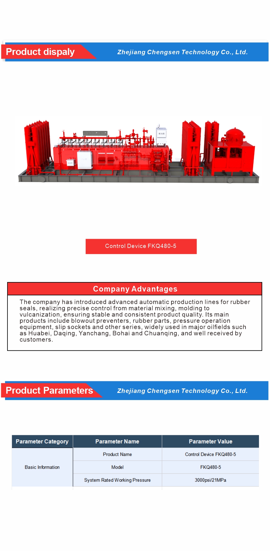 480L Accumulator BOP Control Unit