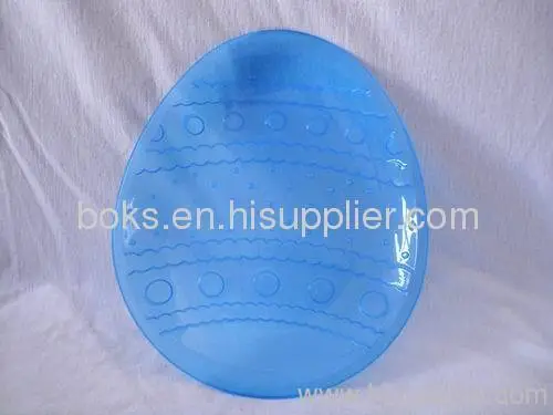 Round Plastic Easter Plate 
