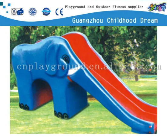 (HD-18809)Blue elephant slip slide for kids