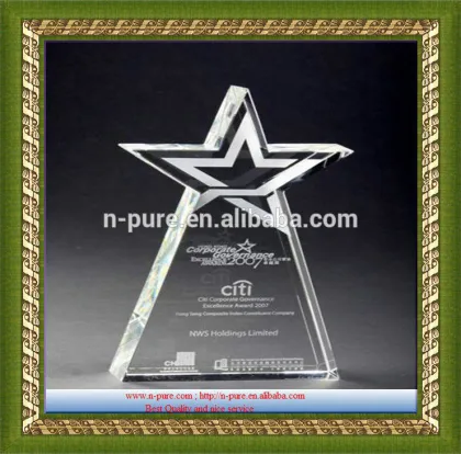 Blank Crystal Trophy,Jade glass trophy crystal trophy