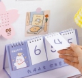 Gaya logo pencetakan kalender dinding braille