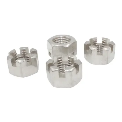 Manufacturing DIN935 Hexagon Slotted and Castle Nuts