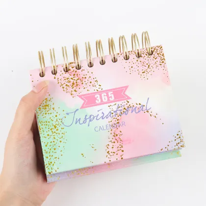 Custom Table Calendar Motivational 365 Day Calendar Desk
